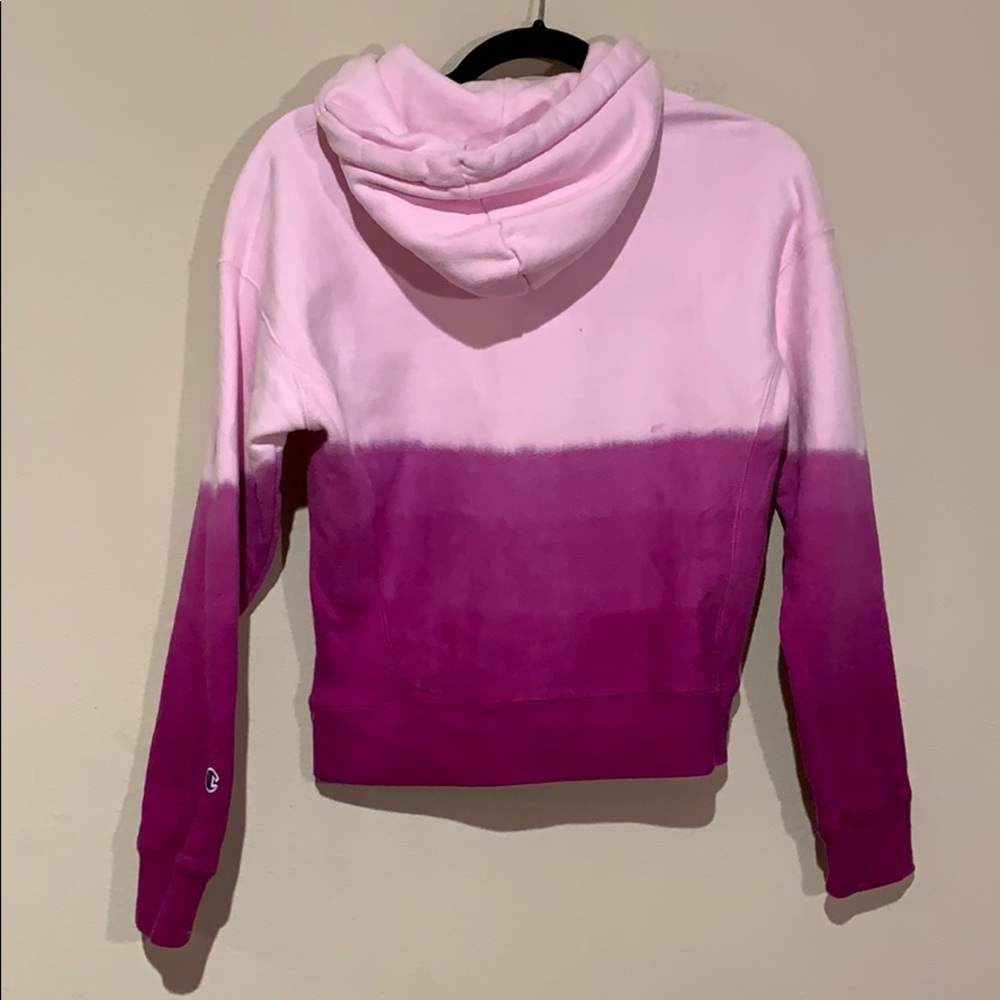 NWT Champion Purple Ombre Tie Dye Retro Hoodie XS - Picture 7 of 8